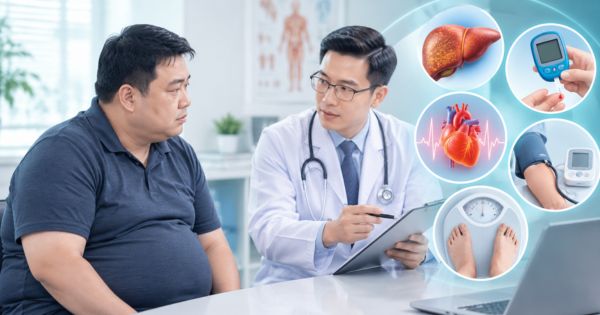 Khám tổng quát cho người thừa cân: Kiểm tra gan nhiễm mỡ, tiểu đường và tăng huyết áp