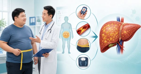 Người thừa cân có nguy cơ gan nhiễm mỡ liên quan rối loạn chuyển hóa