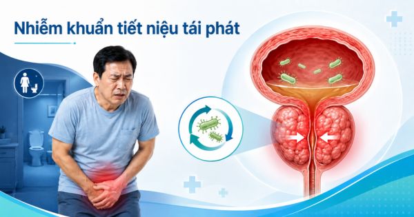 Tuyến tiền liệt to phải mổ do nhiễm khuẩn tiết niệu tái phát