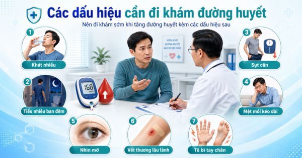 Các dấu hiệu cần đi khám đường huyết
