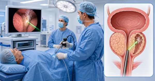 Bốc hơi tuyến tiền liệt bằng laser (Hình ảnh chỉ mang tính chất minh họa)