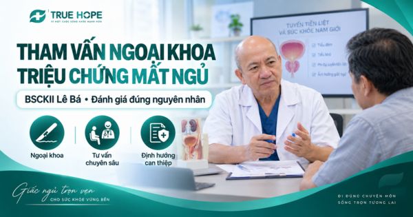 Tham vấn ngoại khoa triệu chứng mất ngủ bởi BSCKII Lê Bá