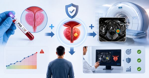 Kết hợp xét nghiệm PSA và MRI giúp đánh giá nguy cơ bệnh lý tuyến tiền liệt chính xác hơn