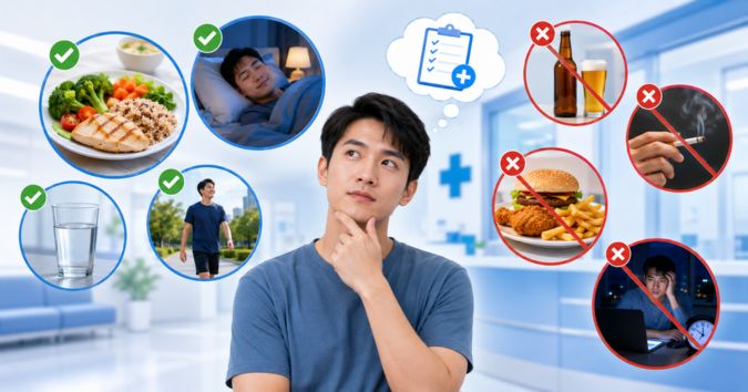 Những điều nên và không nên trước ngày khám nên ăn uống và sinh hoạt ổn định
