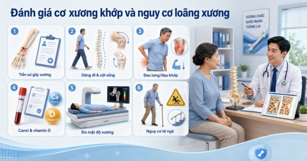 Khám sức khỏe tổng quát cho người có tiền sử gia đình - Đánh giá cơ xương khớp và nguy cơ loãng xương