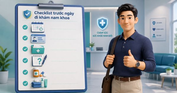 Checklist trước ngày đi khám nam khoa