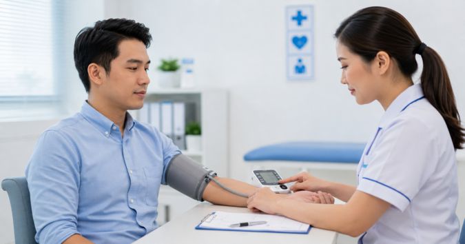 Khám sức khỏe tổng quát cho người bận rộn - đo huyết áp chính xác