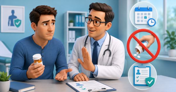 Không tự ý ngừng thuốc trước ngày đi khám nam khoa