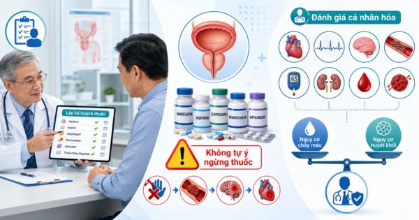Lập kế hoạch thuốc - Quy trình sinh thiết tuyến tiền liệt