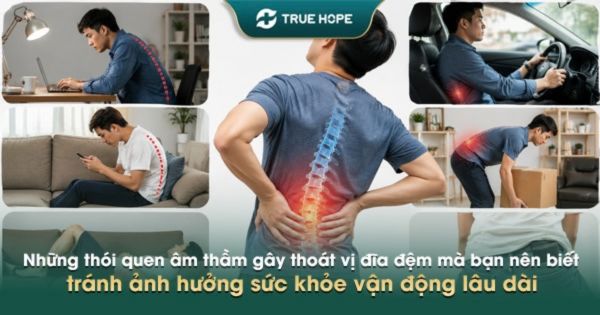 Những thói quen hằng ngày âm thầm đẩy bạn đến gần thoát vị đĩa đệm