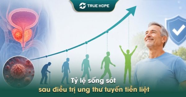 -Tỷ lệ sống sót sau điều trị ung thư tuyến tiền liệt