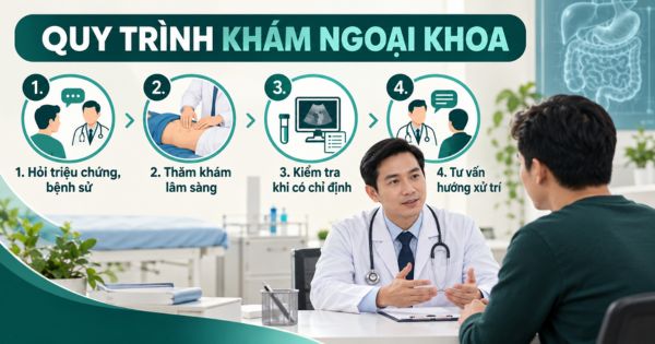 Quy trình khám ngoại khoa