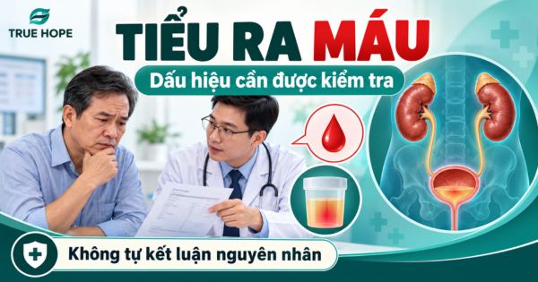 Tiểu ra máu - dấu hiệu bệnh lý về đường tiết niệu