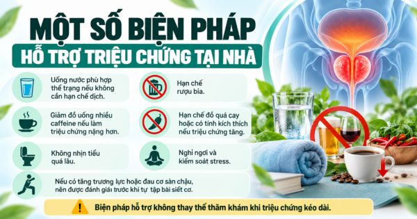 Một số biện pháp hỗ trợ triệu chứng tại nhà