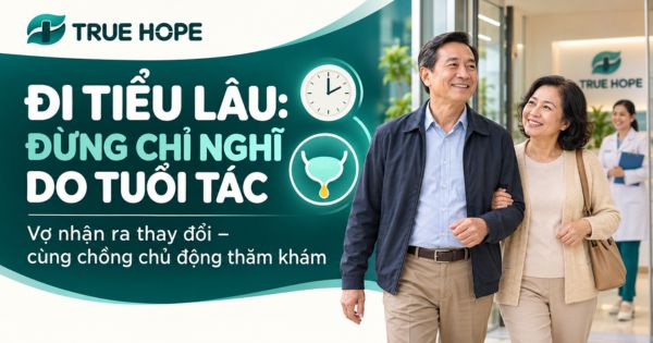 Đi tiểu lâu không nên trở thành “chuyện bình thường của tuổi tác”