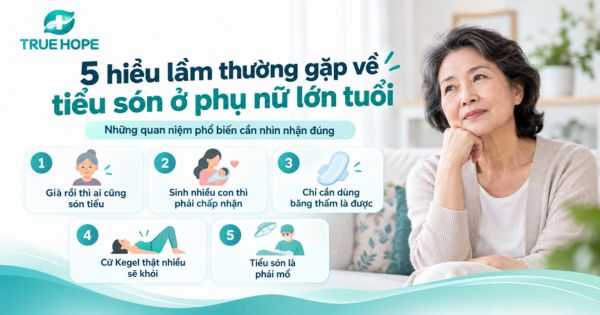 5 hiểu lầm thường gặp về tiểu són ở phụ nữ lớn tuổi
