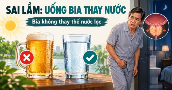Sai lầm uống bia thay nước vì giải nhiệt