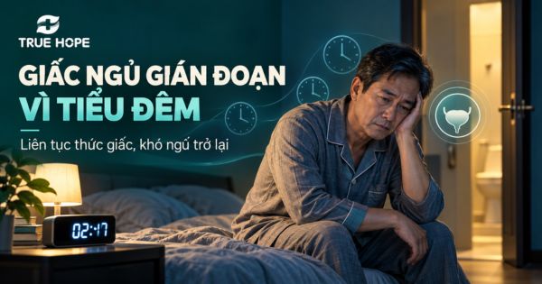 Giấc ngủ bị phá vỡ khi liên tục buồn tiểu đêm