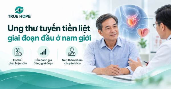 Ung thư tuyến tiền liệt giai đoạn đầu ở nam giới