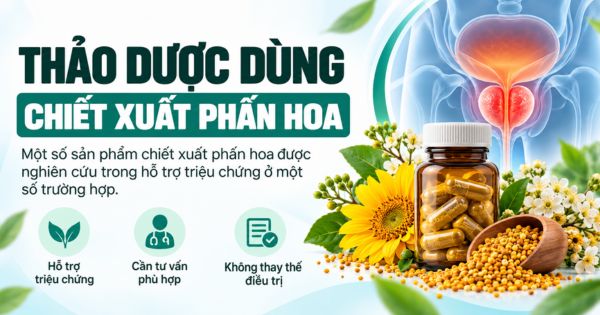 Thảo dược dùng chiết xuất phấn hoa