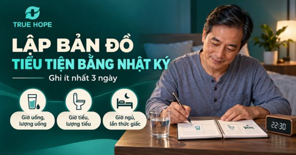 Lập “bản đồ tiểu tiện” bằng nhật ký