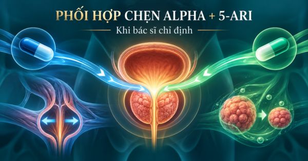 Phối hợp chẹn alpha và 5-ARI điều trị u xơ tiền liệt tuyến