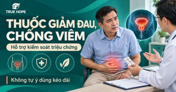 Thuốc giảm đau, chống viêm trong trị viêm tuyến tiền liệt