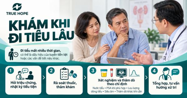 Các bước khám khi bị tiểu lâu