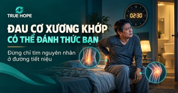 Đau cơ xương khớp có thể là nguyên nhân gây mất ngủ lúc 2-3h sáng