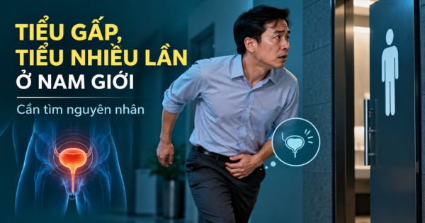 Tiểu gấp, tiểu nhiều lần ở nam giới