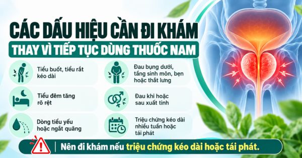 Các dấu hiệu cần đi khám thay vì tiếp tục dùng thuốc nam